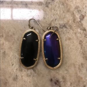 Reversible Black/Iridescent Elle Earrings!